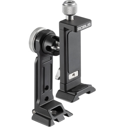 Robus SPCS-001 Adaptador y Soporte para Trípode Smartphone hasta 4 Pulgadas y 2 kg