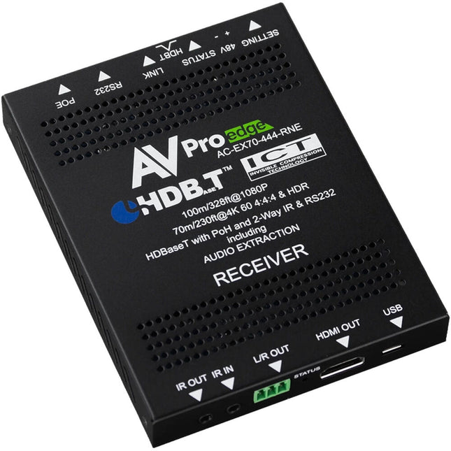 AVPro Edge 4K 4:4:4 HDMI 2.0 receptor HDBaseT con fuente 230'