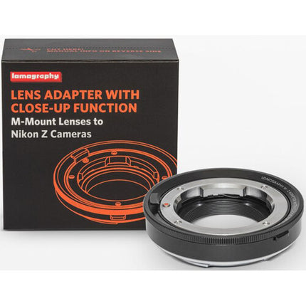 Lomography Adaptador de Montura M para Nikon Z con Función Close-up Foco 3.9" Compacto y Ligero