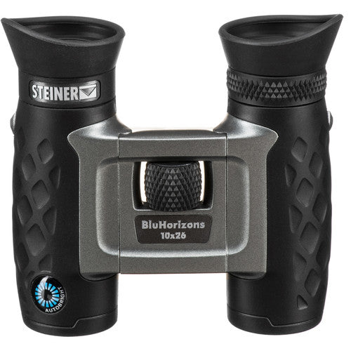 Steiner 10x26 BluHorizons Prismáticos Compactos y Resistentes con Estuche Neopreno