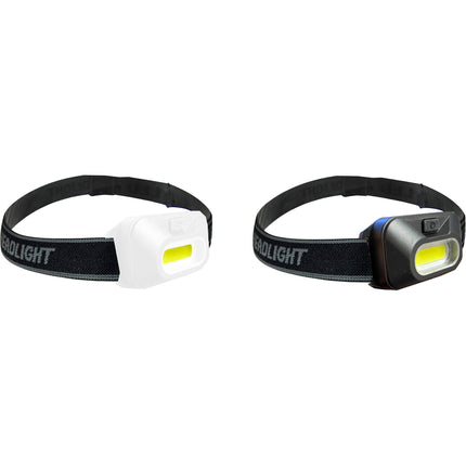GoGreen Power COB Luz Frontal LED 240 lúmenes 2-pack con batería AAA