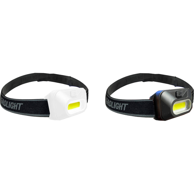 GoGreen Power COB Luz Frontal LED 240 lúmenes 2-pack con batería AAA
