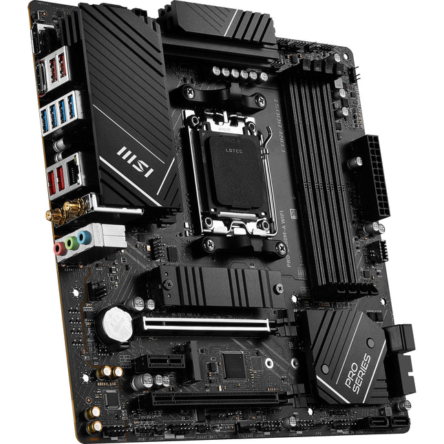 MSI PRO B650M-A WIFI Placa Base Micro-ATX AM5 DDR5 Wi-Fi 6E 2.5 GbE