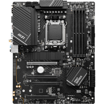 MSI PRO B650-P WIFI motherboard ATX DDR5 4 RAM slots Wi-Fi 6E USB-C 3.2 Gen 2