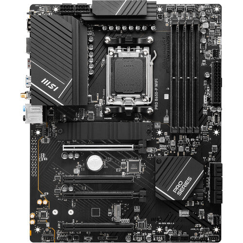 MSI PRO B650-P WIFI motherboard ATX DDR5 4 RAM slots Wi-Fi 6E USB-C 3.2 Gen 2