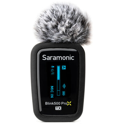 Saramonic Blink 500 ProX B2 Sistema Micrófono Lavalier Inalámbrico Dual 10h Batería Negro