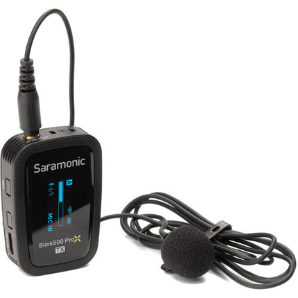 Saramonic Blink 500 ProX B2 Sistema Micrófono Lavalier Inalámbrico Dual 10h Batería Negro