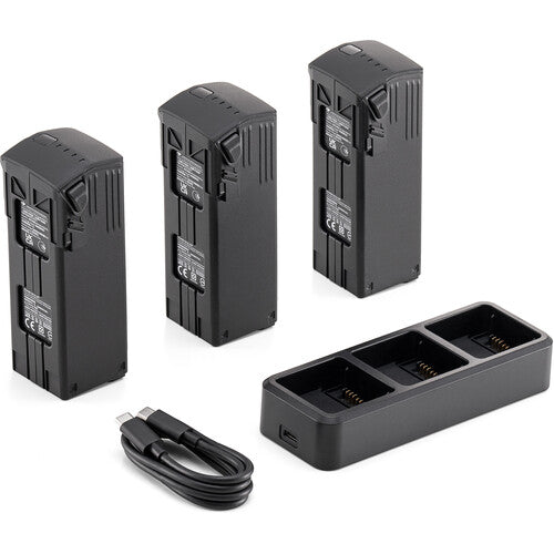 DJI Battery Kit para Mavic 3 Enterprise con 3 baterías y hub de carga de 100W