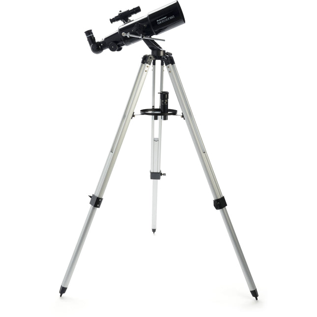 Celestron PowerSeeker 80AZ Telescopio Refractor 80mm f5 y Trípode de Aluminio