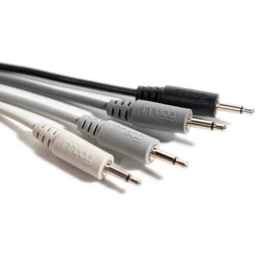 Moog Patch Cable Variety Pack para Sintetizadores Semi-Modulares 8 Piezas 6 12 18 y 24 Pulgadas