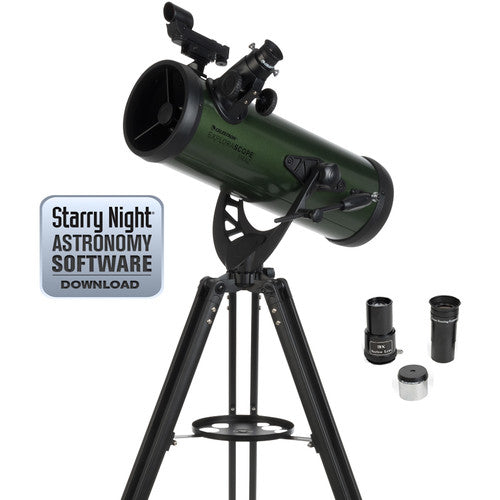 Celestron ExploraScope 114AZ Telescopio Reflector 114mm 1000mm f/8.8 Alt-Az