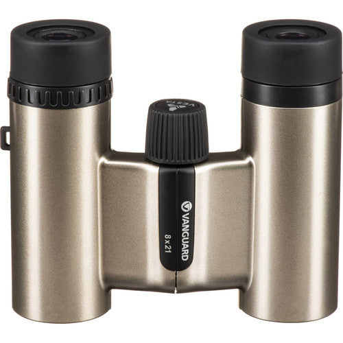 Vanguard 8x21 Vesta Prismáticos Compactos con Óptica Multi-Revestida y Chasis de Aluminio