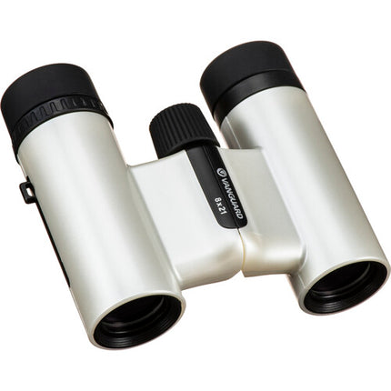 Vanguard 8x21 Vesta Prismáticos Compactos con Óptica Multiantirreflectante y Estuche