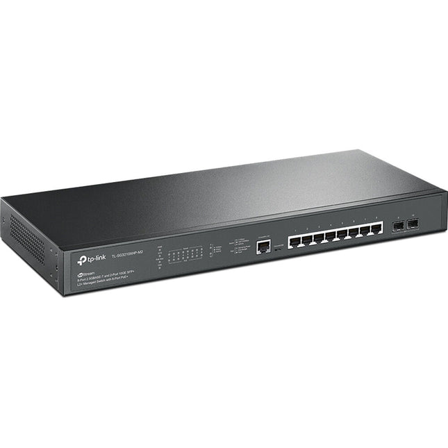 TP-Link JetStream TL-SG3210XHP-M2 Switch de red gestionado 8 puertos 2.5G PoE+ 10G SFP+ 240W