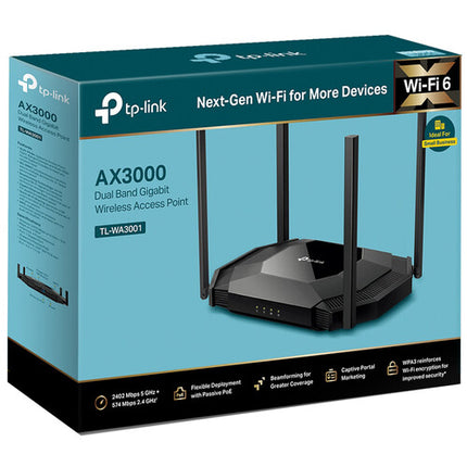 TP-Link TL-WA3001 AX3000 Punto de Acceso Inalámbrico Wi-Fi 6 2976Mb/s Dual Banda Gigabit