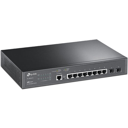 TP-Link JetStream TL-SG3210 V3 Switch de Red Gestionado 8 Puertos Gigabit 20 Gb/s con SFP Rack-Mountable