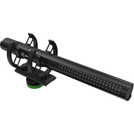 Mackie EM-98MS Micrófono Condensador Shotgun Supercardioide con Filtro Paso Alto y Salida para Auriculares