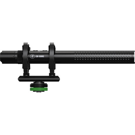 Mackie EM-98MS Micrófono Condensador Shotgun Supercardioide con Filtro Paso Alto y Salida para Auriculares
