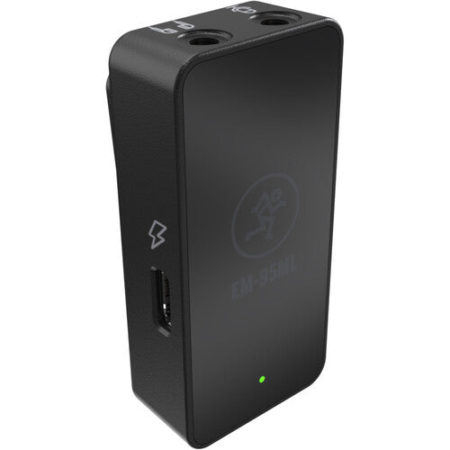 Mackie EM-95ML Micrófono Lavalier con Amplificador Integrado y Batería Recargable