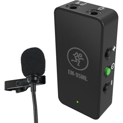 Mackie EM-95ML Micrófono Lavalier con Amplificador Integrado y Batería Recargable