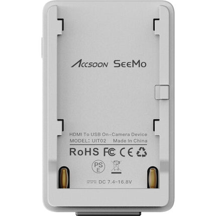 Accsoon SeeMo Adaptador Smartphone iOS HDMI Full HD 60 fps 5V 2A USB-C Blanco