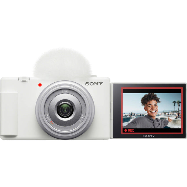 Sony ZV-1F Cámara de Vlogging Blanco 20.1MP Sensor 4K UHD Video