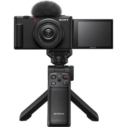 Sony ZV-1F Cámara para Vlogging Negra 20 1MP UHD 4K 3" Pantalla táctil kit de accesorios