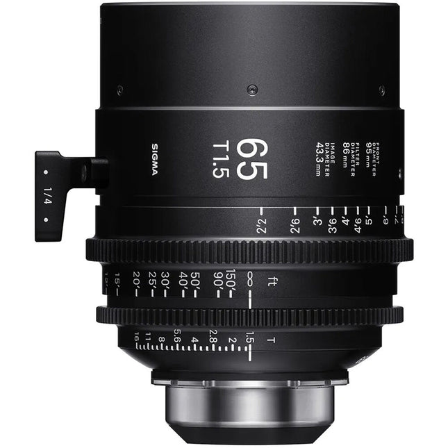 Sigma 65mm T1.5 Lente Cine PL Montura Full Frame Dia 95mm
