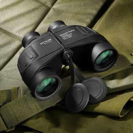 Barska 7x50 WP Battalion Binoculares 7 aumentos Lentes múltiples impermeables