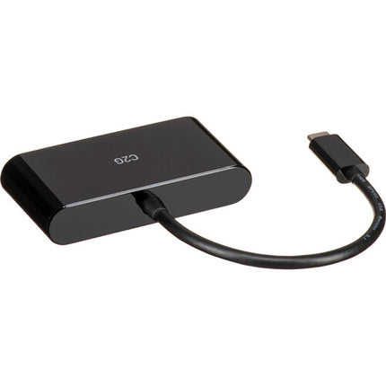 C2G Adaptador USB Tipo-C a HDMI y VGA con Power Delivery 3840x2160 60W
