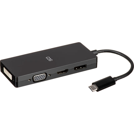 C2G USB-C Adaptador de video 4 en 1 HDMI DisplayPort DVI VGA 4K