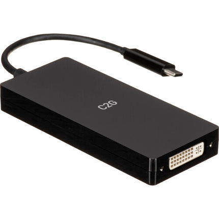 C2G USB-C Adaptador de video 4 en 1 HDMI DisplayPort DVI VGA 4K