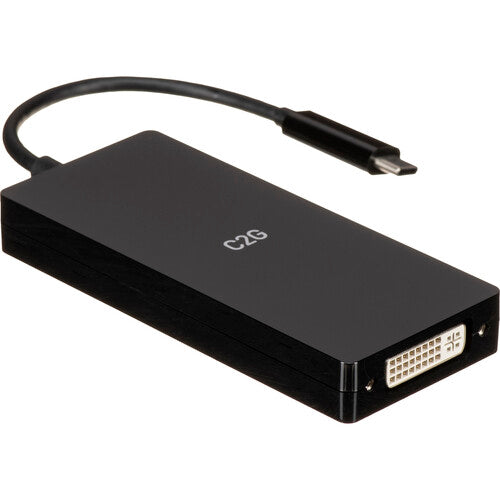 C2G USB-C Adaptador de video 4 en 1 HDMI DisplayPort DVI VGA 4K
