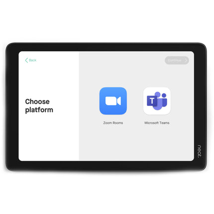 NEAT Conferencing Neat Pad Controlador y Pantalla para Reuniones con PoE y Altavoces Integrados