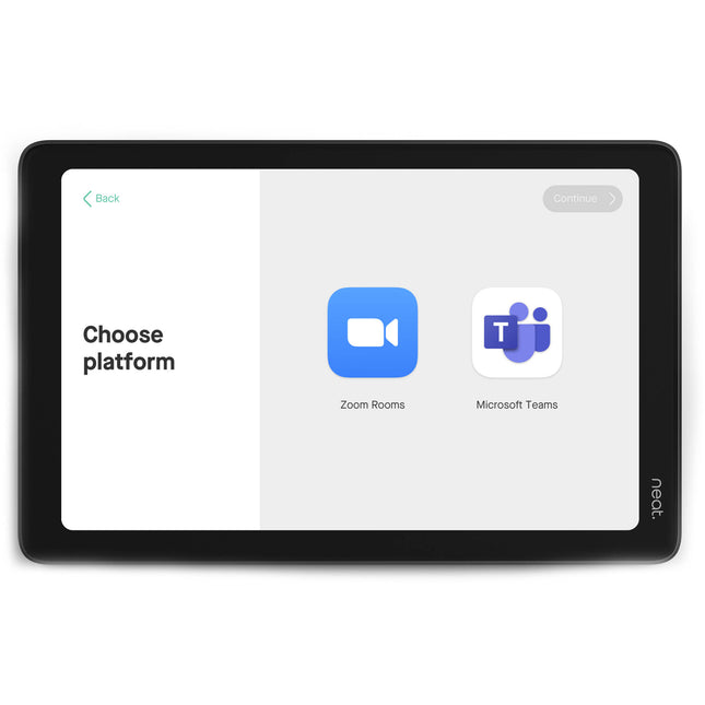 NEAT Conferencing Neat Pad Controlador y Pantalla para Reuniones con PoE y Altavoces Integrados