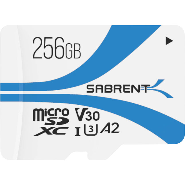 Sabrent 256GB Rocket microSDXC UHS-I Tarjeta de Memoria 100MB/s con Adaptador SD