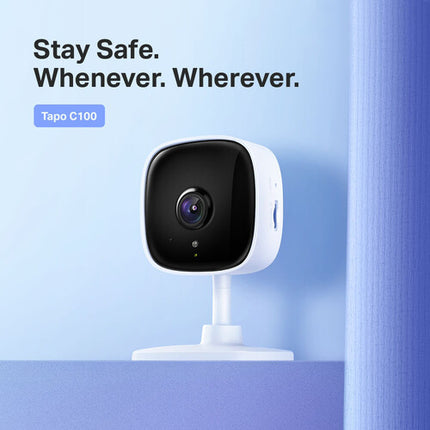TP-Link Tapo C100 Cámara de Seguridad Wi-Fi Interior 1080p Visión Nocturna 30 ft