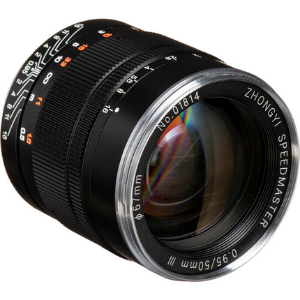 Mitakon Zhongyi Speedmaster 50mm f/0.95 III Lente para Sony E Full-Frame f/0.95-f/16