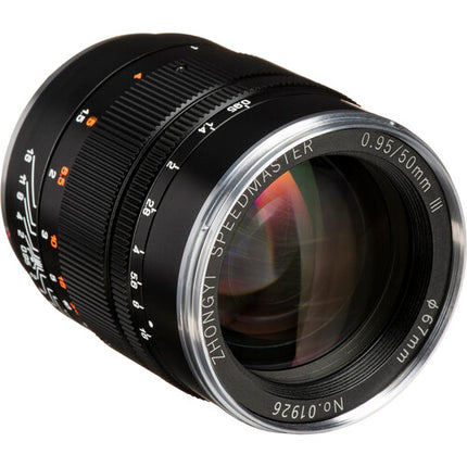 Mitakon Zhongyi Speedmaster 50mm f0.95 III lente para Nikon Z con apertura f0.95 y enfoque manual