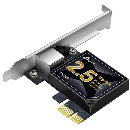 TP-Link TX201 Adaptador de Red PCIe 2.5G con Interface PCIe 2.1 y Soporte Full y Low-Profile