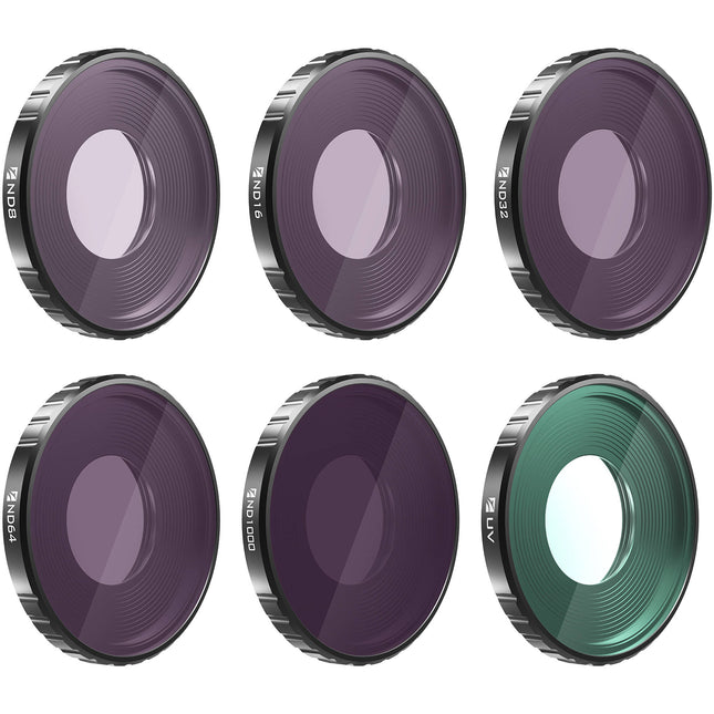 Freewell All Day ND Pack Filtros ND8 ND1000 UV para DJI Osmo Action 3
