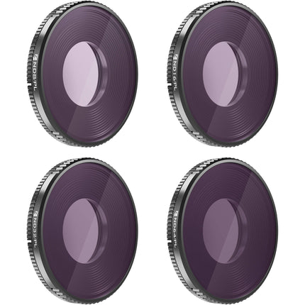 Freewell Bright Day Filtros ND PL para DJI Osmo Action 3 Kit 4 piezas