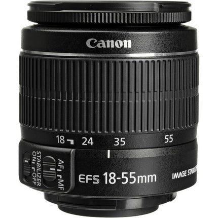 Canon EF-S 18-55mm f3.5-5.6 IS II Objetivo con estabilizador óptico y apertura f3.5