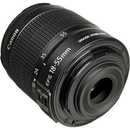 Canon EF-S 18-55mm f3.5-5.6 IS II Objetivo con estabilizador óptico y apertura f3.5