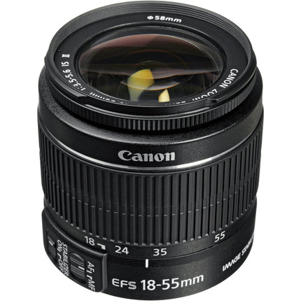 Canon EF-S 18-55mm f3.5-5.6 IS II Objetivo con estabilizador óptico y apertura f3.5