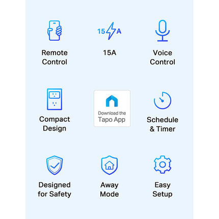 TP-Link Tapo P105 Mini Enchufe Inteligente Wi-Fi 4-Pack Control Remoto Programable
