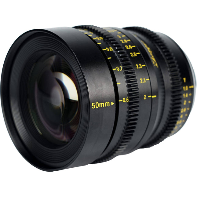 Mitakon Zhongyi 50mm T1 Speedmaster Lente Cine MFT T1.0 77mm Filtro