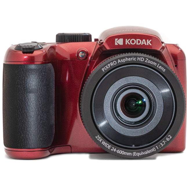 Kodak PIXPRO AZ255 Cámara Digital 16MP Zoom 25x Monitor 3.0" Roja