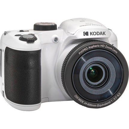 Kodak PIXPRO AZ255 Cámara Digital 16MP Zoom Óptico 25x Pantalla 3" Blanca
