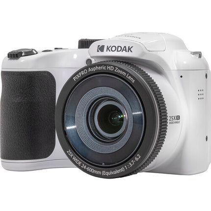 Kodak PIXPRO AZ255 Cámara Digital 16MP Zoom Óptico 25x Pantalla 3" Blanca